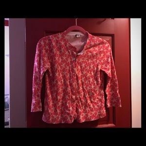 Pink and starfish Jcrew Sweater